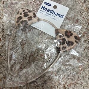 Old Navy Leopard Cat Ear Headband